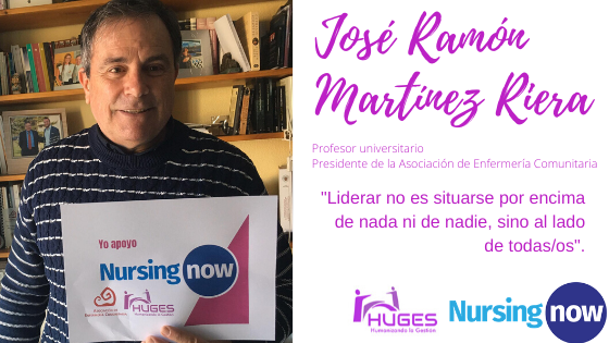 José Ramón Martínez Riera"Liderar no es situarse por encima de nada ni de nadie, sino al lado de todas/os."